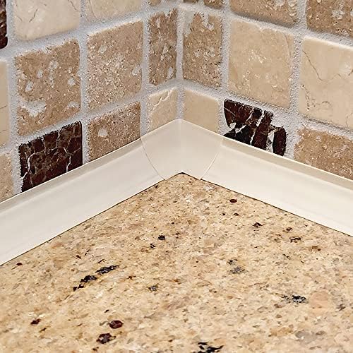 InstaTrim Inside Corners - 10 Ivory 3/4" Wide Caulk Strip Inside Corner Pieces - Trim for Inside Corners - Paintable