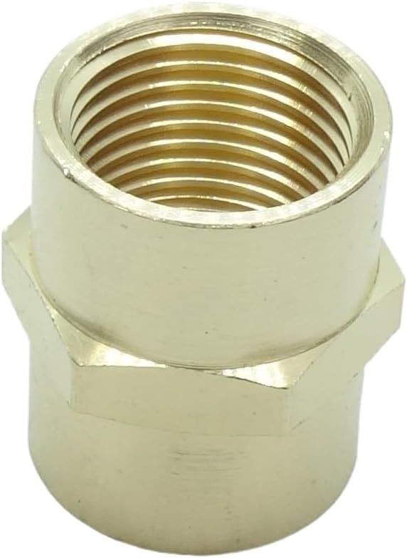 5 Pcs Brass Female Coupling 3/8" x 3/8" NPT fnpt to fnpt Coupler