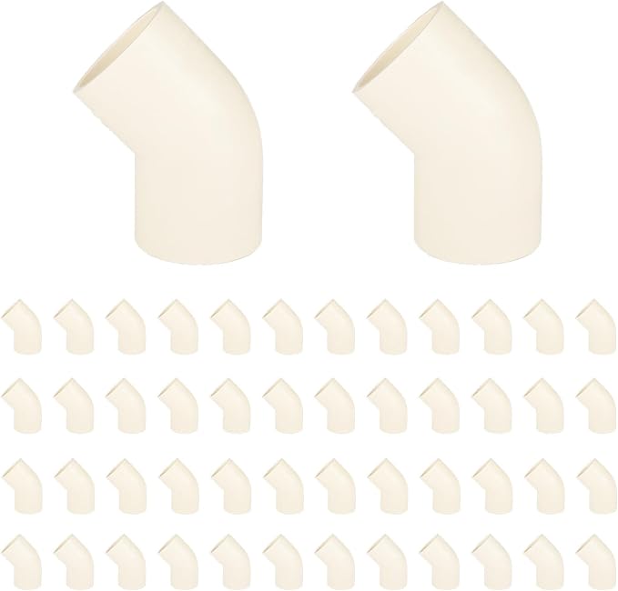 50-PACK EFIELD CPVC Elbow,1" Slip x Slip 45-Degree Elbow Fitting,(CPVC009-10-50PCS)