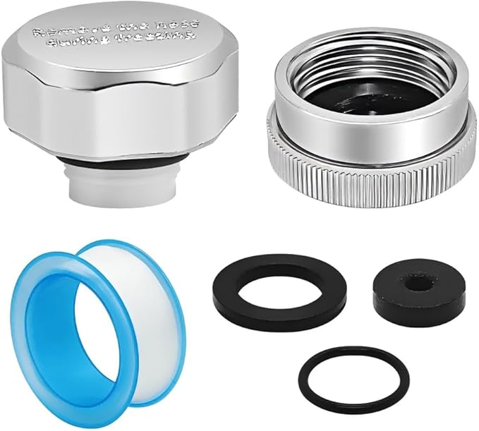 1PCS Vacuum Breaker Replacement Kit (Fine Thread), ASSE 1019-A Vacuum Breaker Repair Kit, Anti siphon Valve Repair kit, Ｏutdoor Faucet Repair kit with 3/4" GHT Garden Hose End Cap