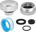 1PCS Vacuum Breaker Replacement Kit (Fine Thread), ASSE 1019-A Vacuum Breaker Repair Kit, Anti siphon Valve Repair kit, Ｏutdoor Faucet Repair kit with 3/4" GHT Garden Hose End Cap