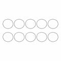HARFINGTON 10pcs Nitrile Rubber O-Rings 85mm OD 81mm ID 2mm Width Metric Buna-N NBR Sealing Gasket Plumbing Sealing Repair O Rings for Car Auto Vehicle Repair Faucet Air Gas
