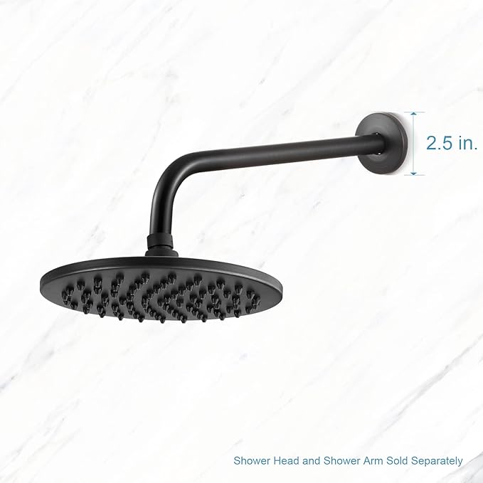 OFFO Shower Arm Flange Oil Rubbed Bronze 2.5" in Outer Diameter Replacement Shower Head Arm Escutcheon Plate Suitable for Most Brands Shower Head Arms