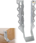 [25 Pack] 2x8 Joist Hanger, 18 Gauge LU28 Galvanizing Face Mount Joist Hangers, Wood Hurricane Ties, Rafters Tie