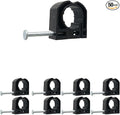 TenKe 50 Pack Full J Clamp J-Hook with S Nail for 3/4 inch PEX Pipe Tubing Support (50PCS 3/4")