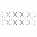 HARFINGTON 10pcs Nitrile Rubber O-Rings 62mm OD 58mm ID 2mm Width Metric Buna-N NBR Sealing Gasket Plumbing Sealing Repair O Rings for Car Auto Vehicle Repair Faucet Air Gas