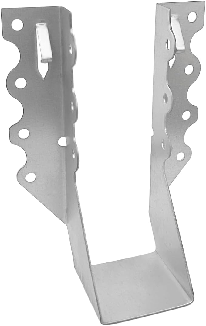 (60PC) 2" X 6" Joist Hanger 18 Gauge Double Shear Face Mount Joist Hangers for Wood, Floor Deck and Ceililng Joists
