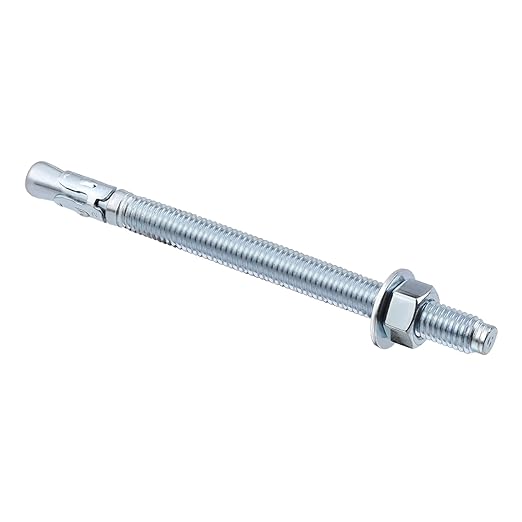 1/4 inch x 3-1/4 inch - 20 Pieces Wedge Anchor Zinc Plated Heavy Duty Fastener for Concrete