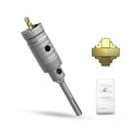 1-3/8" Concrete Hole Saw,35mm Masonry Hole Saw, with 110mm SDS Plus Shank Connecting Rod for Concrete Brick Cement Stone Wall Drilling Home Improvement
