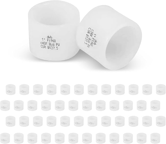 (Pack of 50) Seelink 1 Inch PEX A Expansion Rings, Expansion Rings and Sleeves for PEX A Pipe and Fitting Connection
