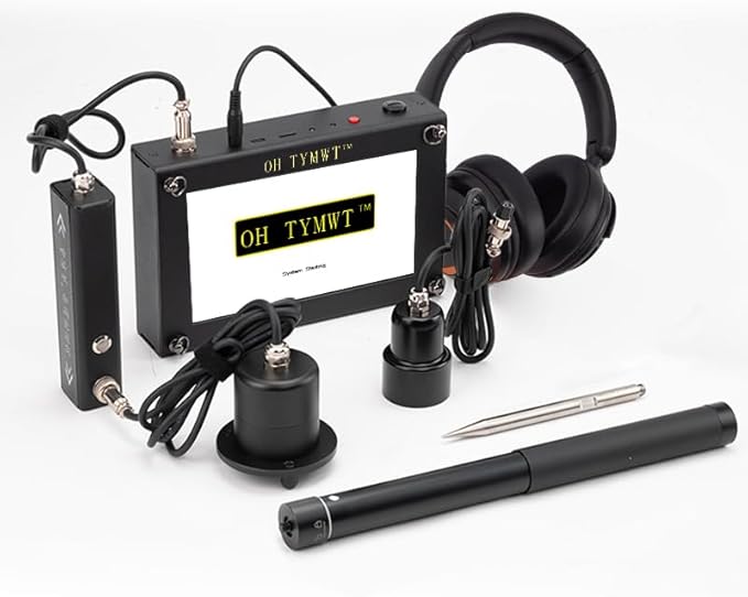 TYM-6A Professional Water Leak Detector - AI Detection, Dual Display, Adjustable Frequency for Water/Fire Pipeline Pressure