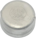 2" Cap,NPT Female Threaded Cast Pipe Fitting,Stainless Steel 304