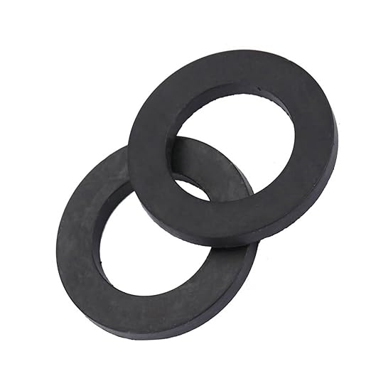 12PCS Washer Ring Shower, Faucet Washers Replacement for Sealing Rubber Washer, Black (1 Inch)