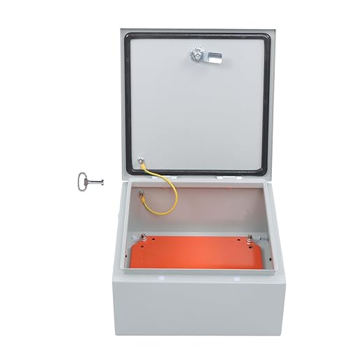 findmall Electrical Enclosure Box,12" x 12" x 6" Heavy-Duty Carbon Steel Junction Box NEMA 4X, for A Variety of Outdoor/Indoor Use