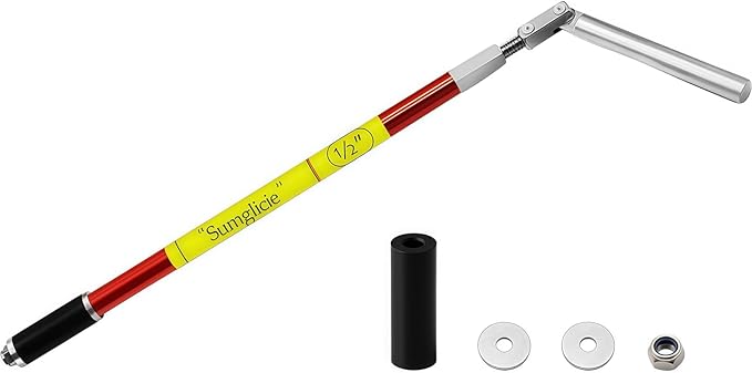 Plumbing Plug Tool, Water Stopper for Pipes 1/2" PVC Copper Steel Pipes, expansion range 1.2 to 2cm, No Draining Needed Fast Leak Repair up to 65 PSI, with replacement gaskets nuts EPDM Kit