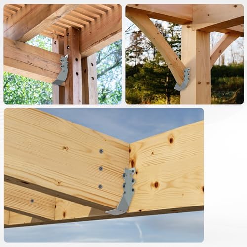 50 pcs 2x6 Joist Hanger,LU26 18 Gauge Double Shear Face Mount Joist Hanger,Hurricane Ties for Rafters Tie Brackets Great for Floor Deck and Ceiling Joists
