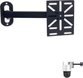 Movable L-Shaped Dome Camera Bracket, Used for Wall-Mounted Installation of Security Dome Cameras, Camera Installation, (Movable L-Shaped Bracket + Wall-Mounted Bracket) (7.8in)