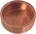 Joywayus 1PCS Plumbing 2" Solder Copper Pipe End Cap, Pressure Sweat Plug Socket Pipe Fitting Solder Connection
