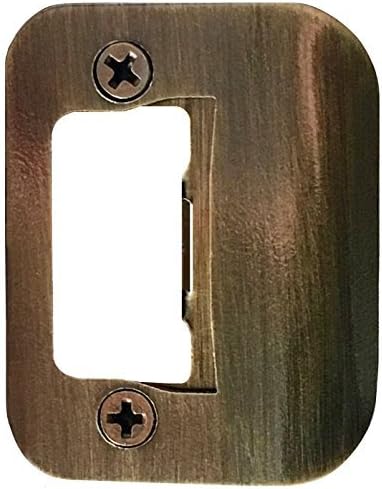 Gator Door Latch Restorer - Strike Plate (Antique Brass)