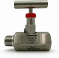 SS316 High Pressure Needle Valve, 10000 PSI, 1/2 NPT, NACE Compliant, Stainless Steel MXF