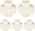 (5 Pack) EFIELD 1" Inch CPVC Slip Union, CTS x CTS Union Solvent Connection Fittings,(CPVC032-5PCS)