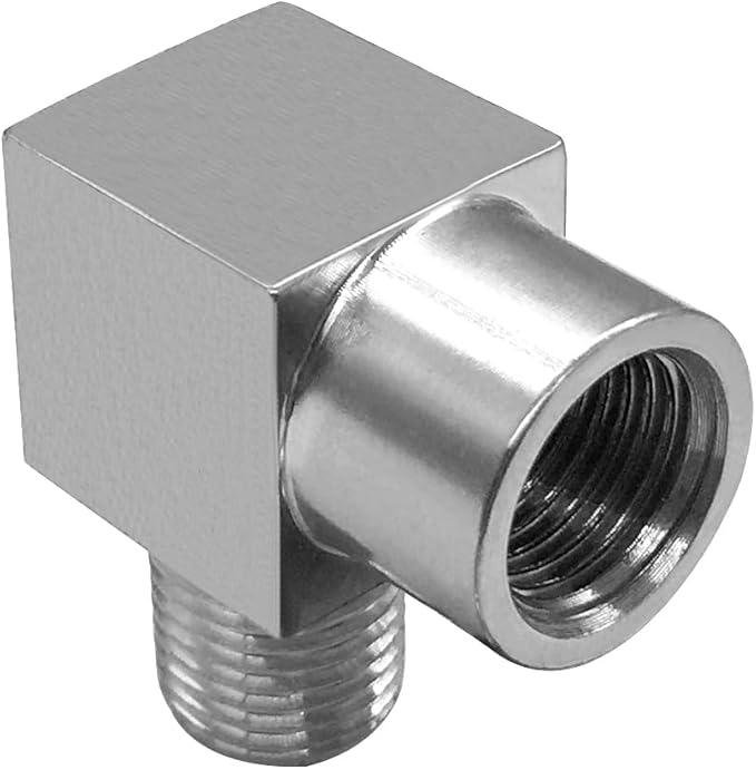 Beduan Stainless Steel Cast Pipe Fittings, 90 Degree Street Elbow 1/8" NPT Male x 1/8" NPT Female Water Fuel Air