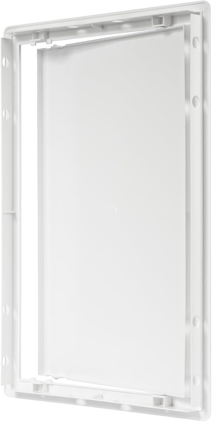 10 x 16 White Plastic Access Panel. Service Shaft Door Panel. Plumbing, Electricity, Heating, Alarm Wall Access