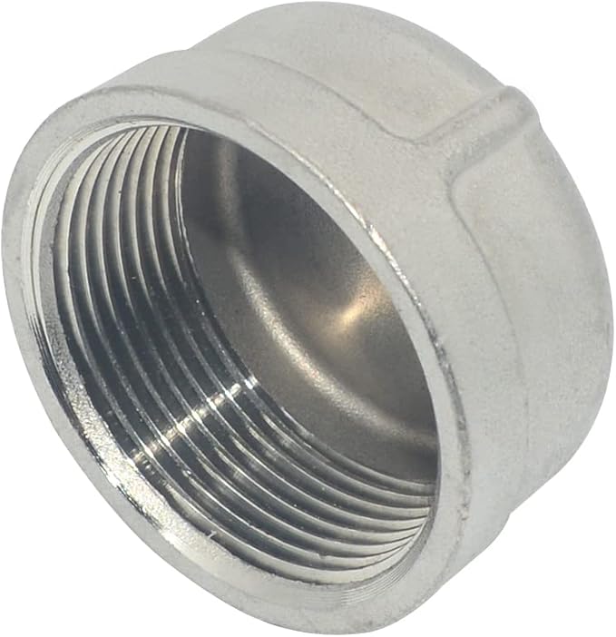 1-1/2" 1.5" Cap,NPT Female Threaded Cast Pipe Fitting,Stainless Steel 304