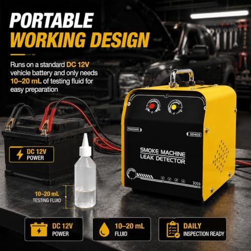 Smoke Machine Tester Tool - 10s Rapid Smoke Output