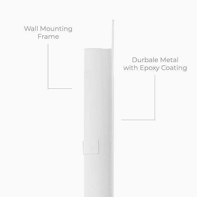 16x24 Inch White Access Panel – Metal Rectangular Wall & Ceiling Access Door for Plumbing Electrical HVAC – Easy Install Indoor Panel for Drywall Home Improvement and Maintenance
