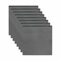 MECCANIXITY 8pcs 3/16"(4mm) x2 x2 Steel Plate, Black Hot Rolled A36 Steel Sheet Plate Base, Square Weldable Metal Discs for Industrial Construction Structural Support