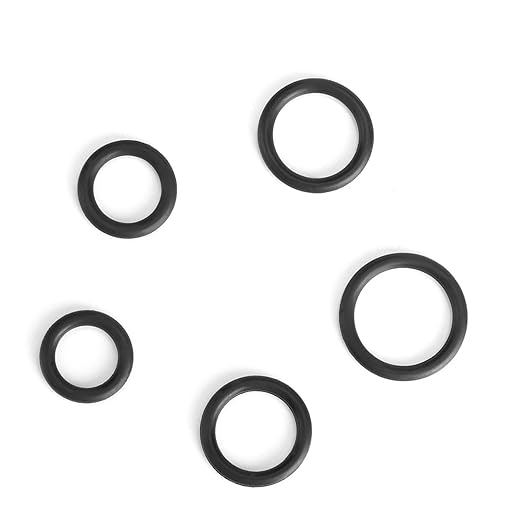 279 Pcs O Ring Assortment Kit, 18 Size Black Rubber O Ring Kit Resist Oil and Heat for Auto Plumbing Hydraulic Hose Faucet Water Air or Gas Repair