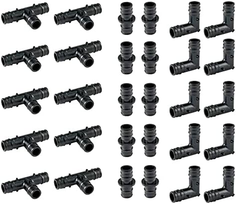 30 Piece EFIELD 1/2" Poly PPSU PEX-A Expansion Fittings Combo
