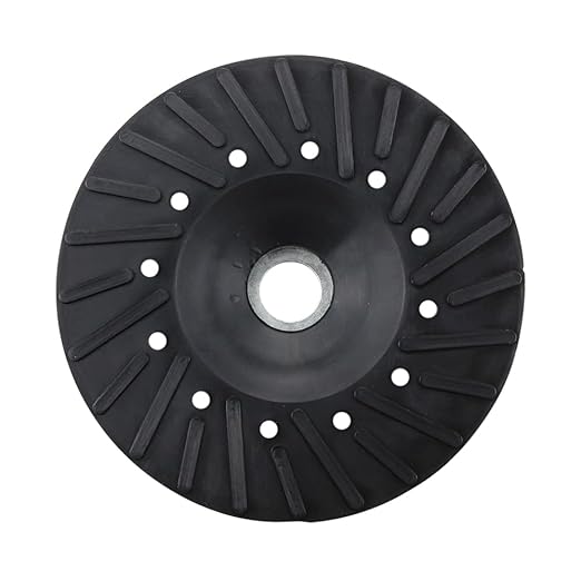 BHA Angle Grinder Ribbed Backing Pad for Resin Fiber Disc, 5" x 5/8"-11