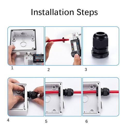 10 Pack 1/2" NPT Cable Gland Waterproof IP68 Nylon Cable Pass Through Cord Grip Connector Strain Relief Wire Grommet, for Electrical Enclosures Junction Boxes, LED Light