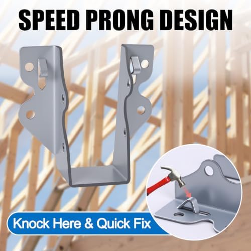 16 Pcs 2"x 4" Galvanized Joist Hanger|1.5mm Thick