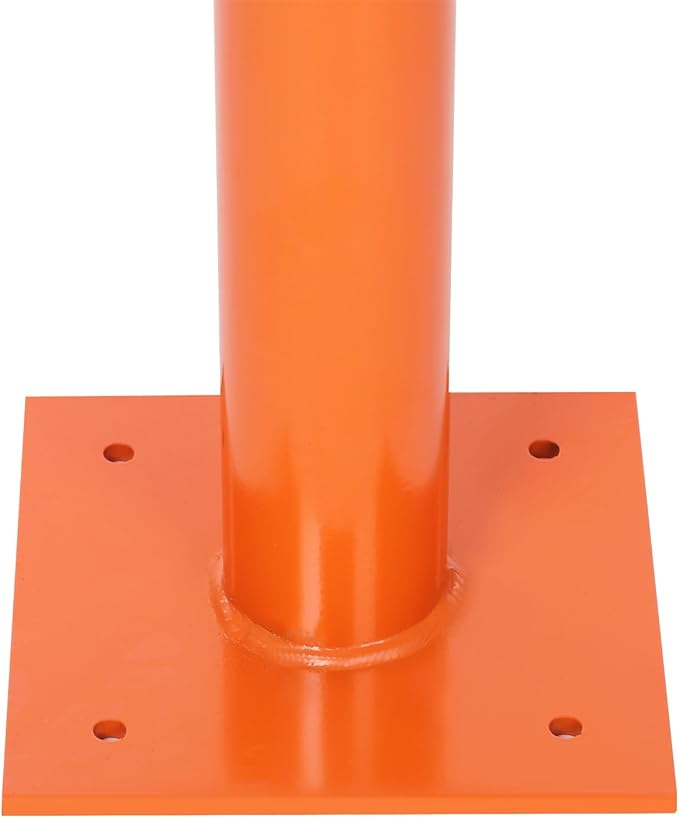 Adjustable Jacking Post, 12000lbs Load-Bearing Capacity Floor Jacks Adjustable Height 37-61in House Jack for Construction, Bridge Construction, Maintenance, Home Decoration(Orange)