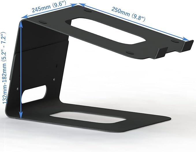 AEONS Desktop Stand, Ergonomic Adjustable Notebook Stand, Riser Holder Computer Stand Compatible with MacBook Air Pro, Dell, HP, Lenovo 10”-17" Laptops