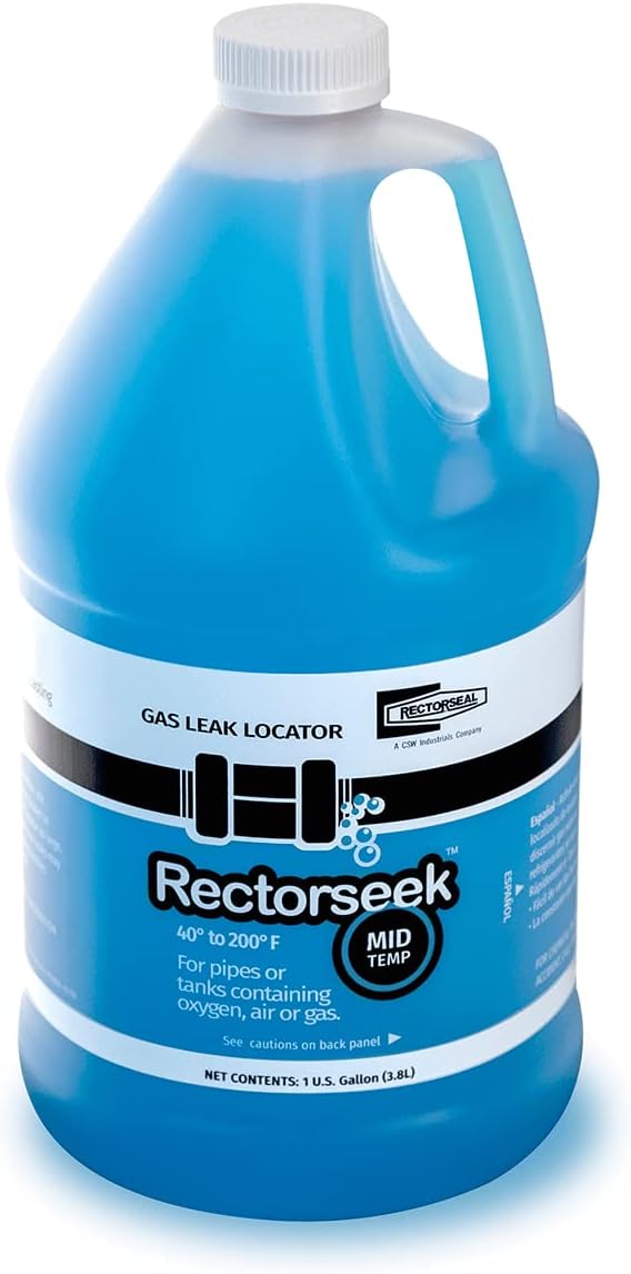 Rectorseal 60273 1-Gallon Bottle Rectorseek Mid-Temp Leak Locator