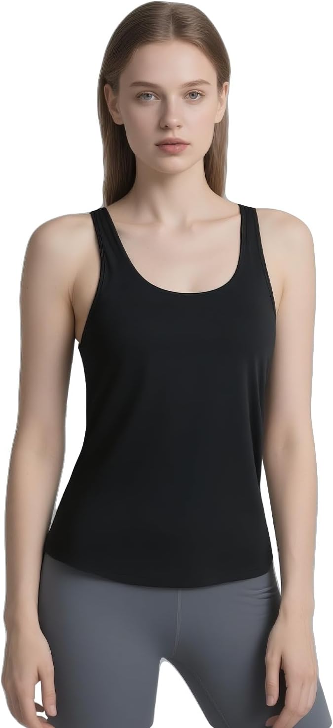 Women's 100% Merino Wool Tank Top – Ultra-Fine 15.5 Micron Base Layer, Breathable, Lightweight Undershirt Outdoor
