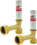 Stainless Steel Water Hammer Arrestor 3/4 Inch Swivel FHT x 3/4 Inch MHT For Washing Machine and garden hose water pipe