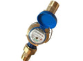 DAE AS320U-150P 1-1/2" Water Meter with Pulse Output, Measuring in Gallon + Coupling