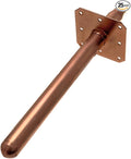 25 Pieces 1/2" x 8" Stub Out Straight with Flange