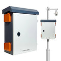 Outdoor Electrical Box NEMA Enclosure Weatherproof Junction Box with Fan Vent Metal Electrical Cabinet with Shelves (20x16x8”)
