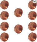 Joywayus 10PCS Plumbing 3/8" Solder Copper Pipe End Cap, Pressure Sweat Plug Socket Pipe Fitting Solder Connection