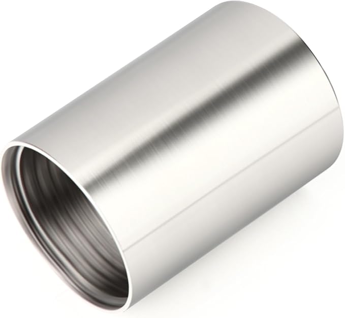 TAISHER 1PCS Stainless Steel Pipe Fittings, 1-1/2" NPT Female x 1-1/2" NPT Female Threaded, 4" Length Nipple Cast Pipe