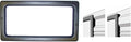 US Direct - 12x24 Commercial Sectional Door Windows ™97648577 (12"x24"x2"InsulatedDoorWindowInsulatedG..)