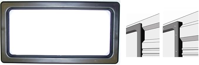 US Direct - 12x24 Commercial Sectional Door Windows ™97648577 (12"x24"x2"InsulatedDoorWindowInsulatedG..)