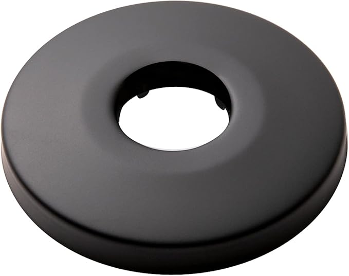OFFO Shower Arm Flange 2.5" in Outer Diameter Replacement Shower Head Arm Escutcheon Plate Suitable for Most Brands Shower Head Arms, Matte Black