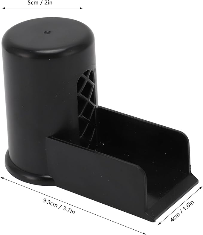 Dishwasher Air Gap Cover with Ramp, Replacement Air Gap Overflow Spout Extender for Dishwasher Air Gap Overflow Extender With Ramp For Kitchen Sink(Black)